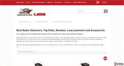 Desktop Screenshot of bestradardetectors.net