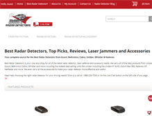 Tablet Screenshot of bestradardetectors.net